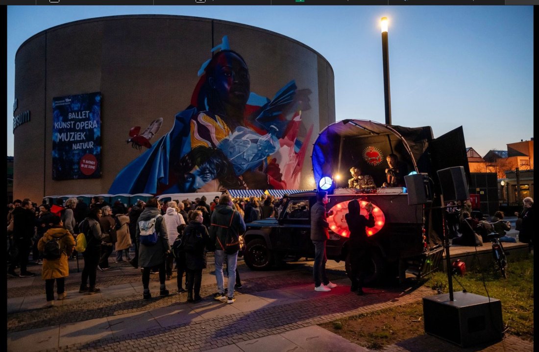 Voor kleine zaal of grotere events buiten